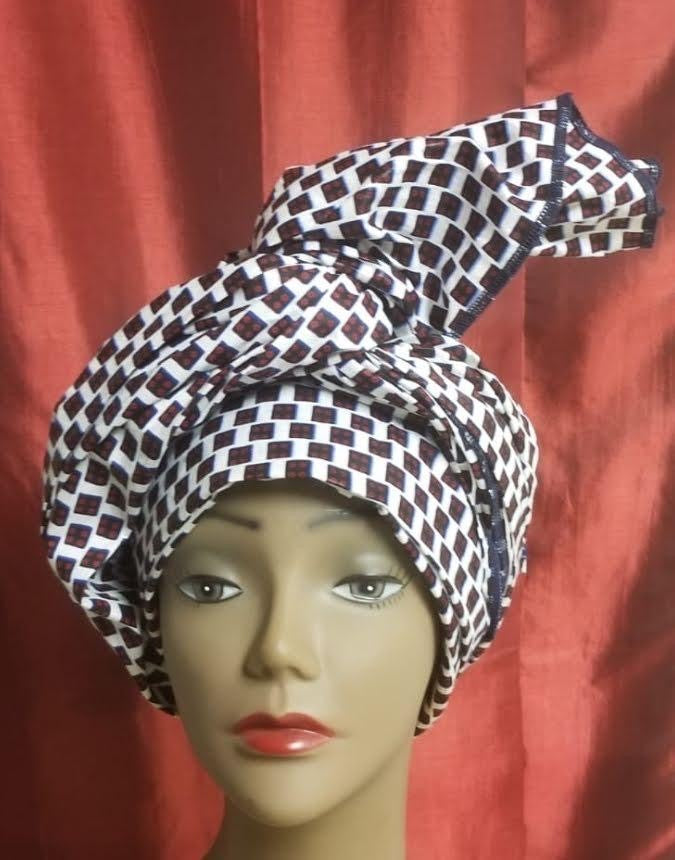 Kpetikui African Hair Wrap — detail
