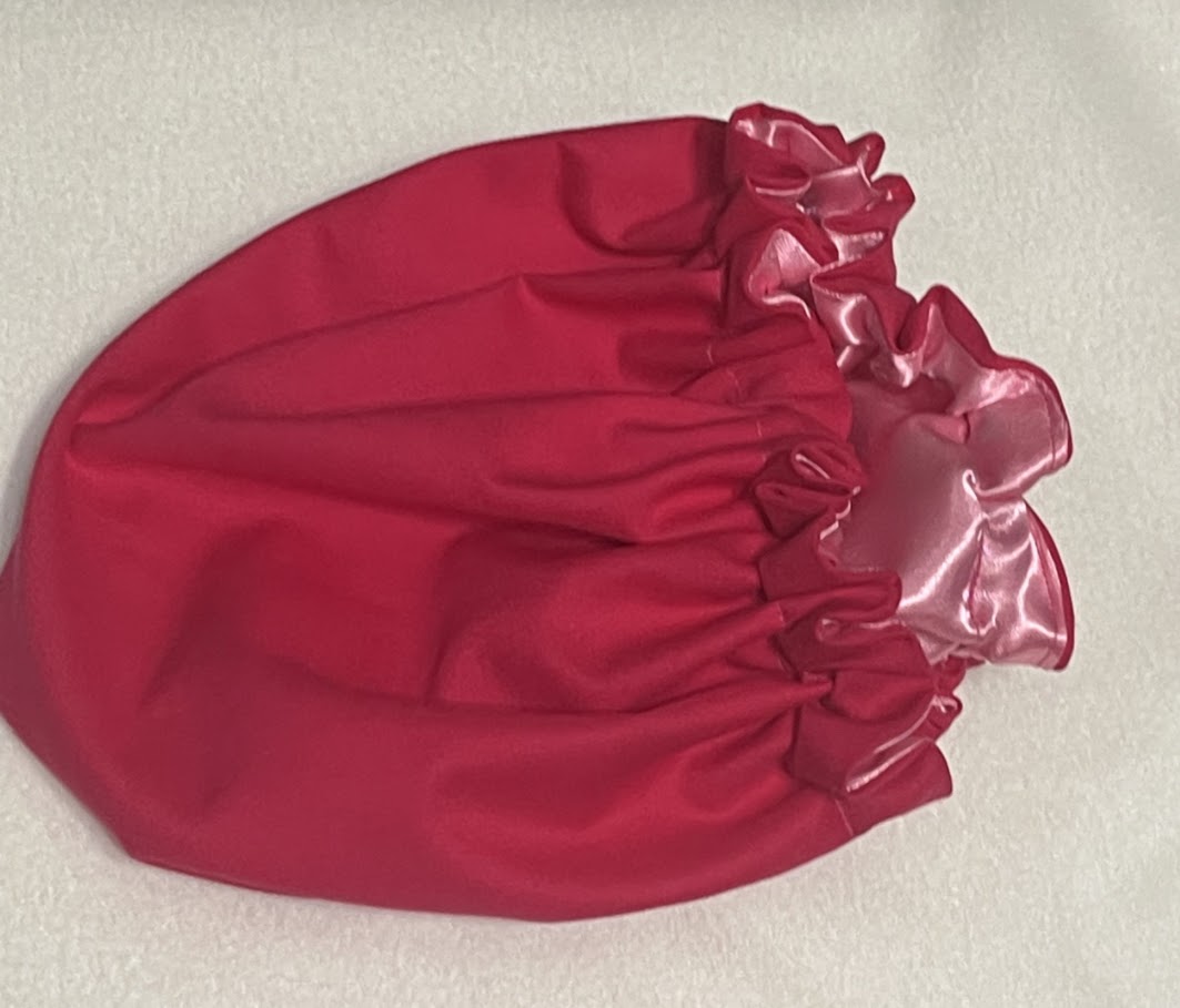Bonnet with Lining — Pink Solid