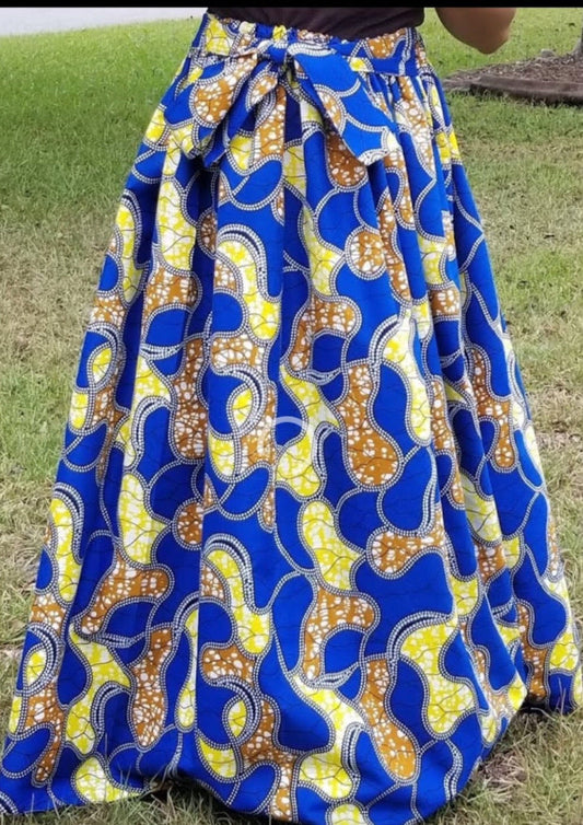 Maxi African Skirt Long