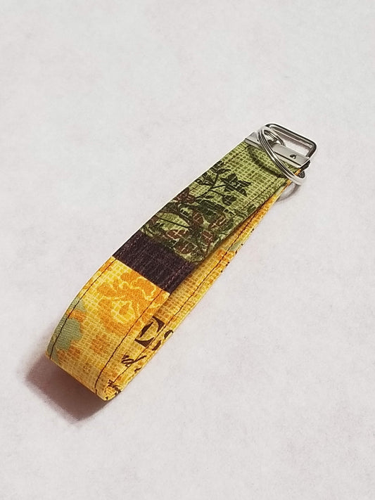 Mixed Fabric Keychain