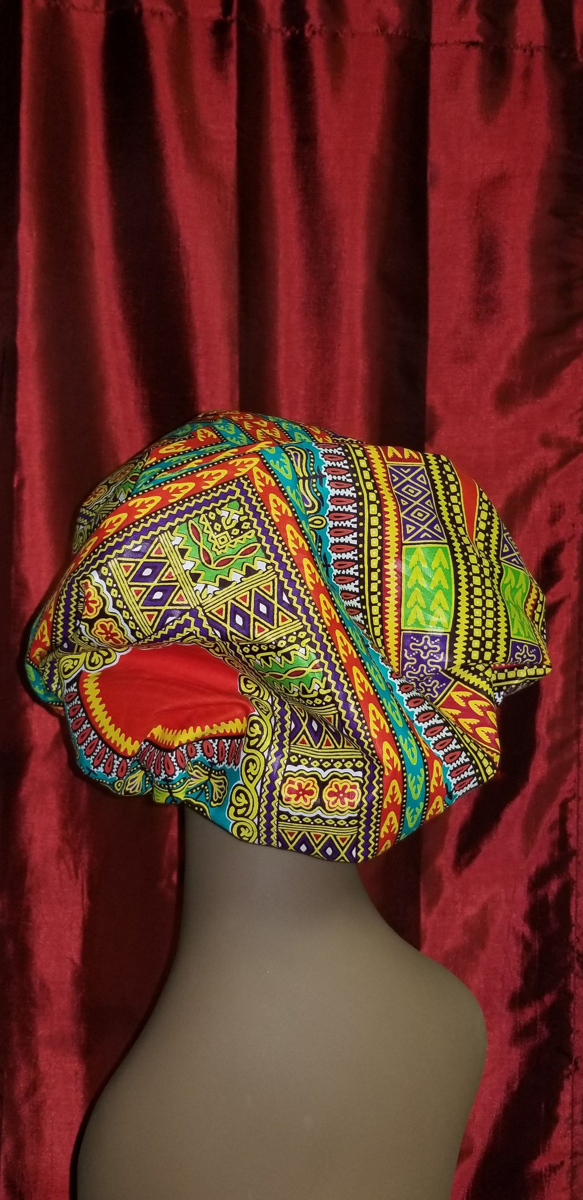 Small African Hair Bonnet — Dashiki 2