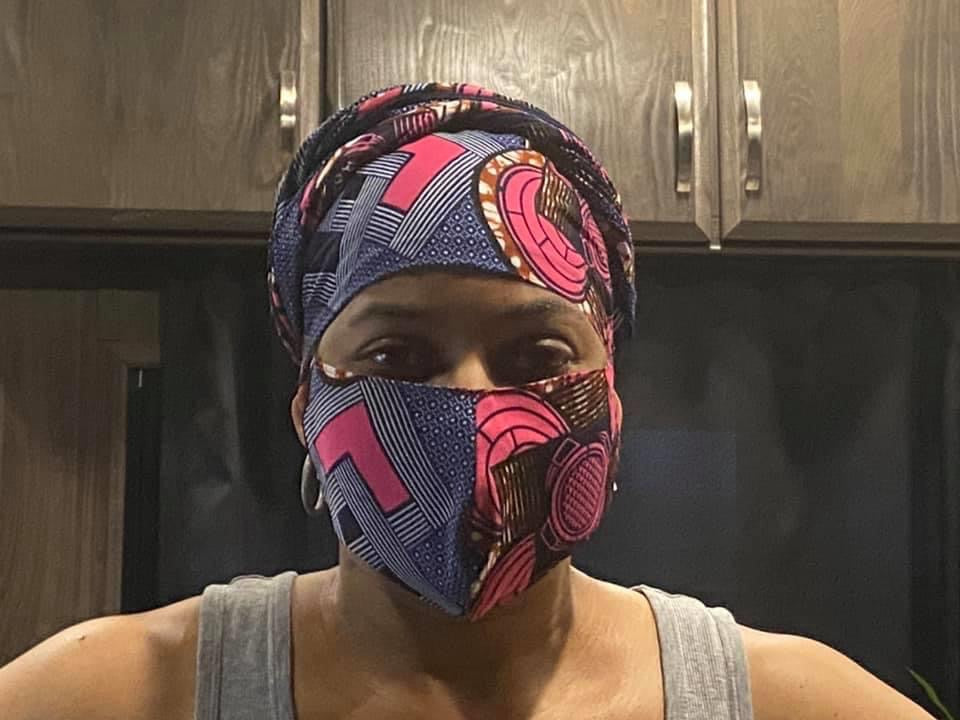 Facemask and Head Wrap Set