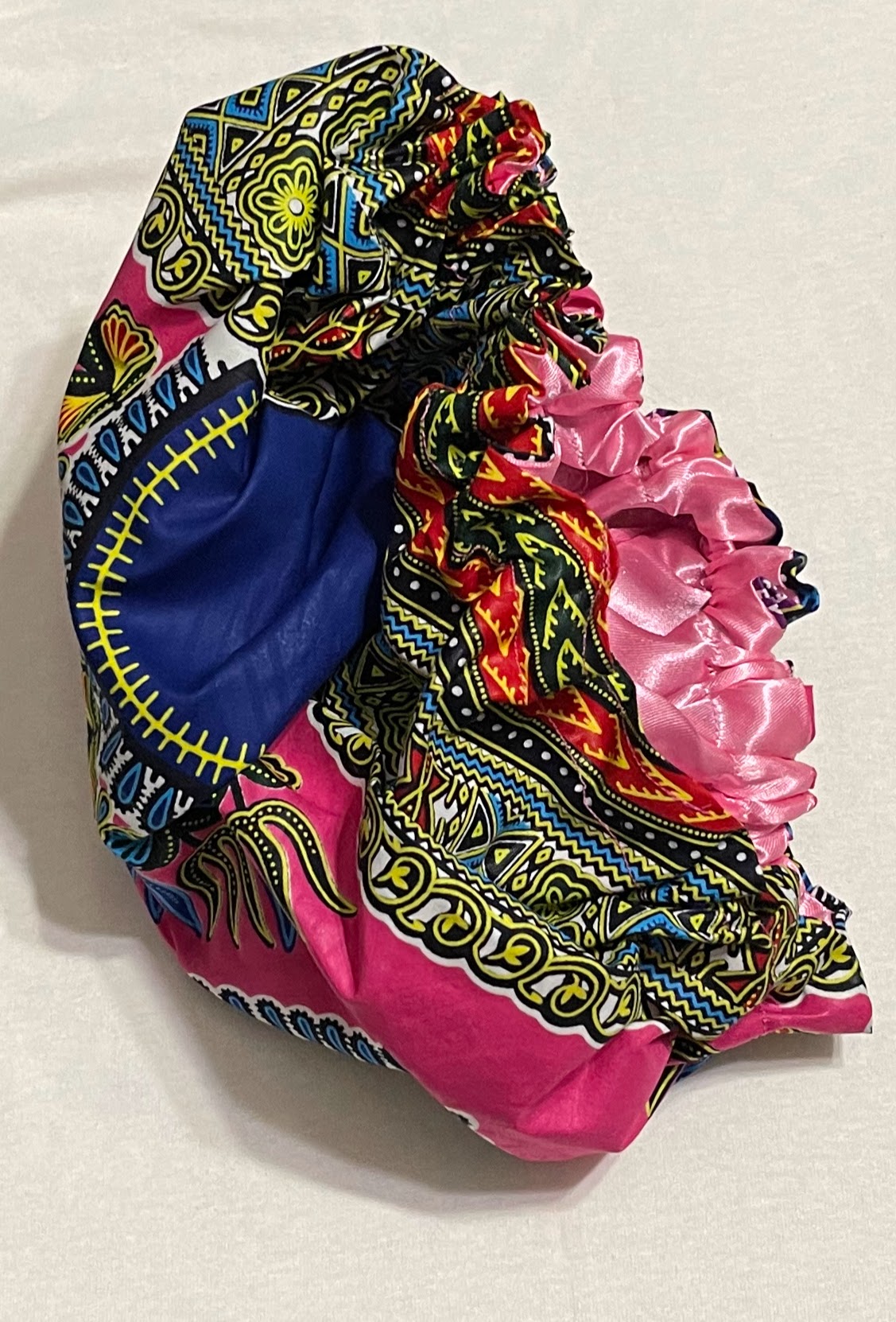 Bonnet with Lining — Dashiki Pink