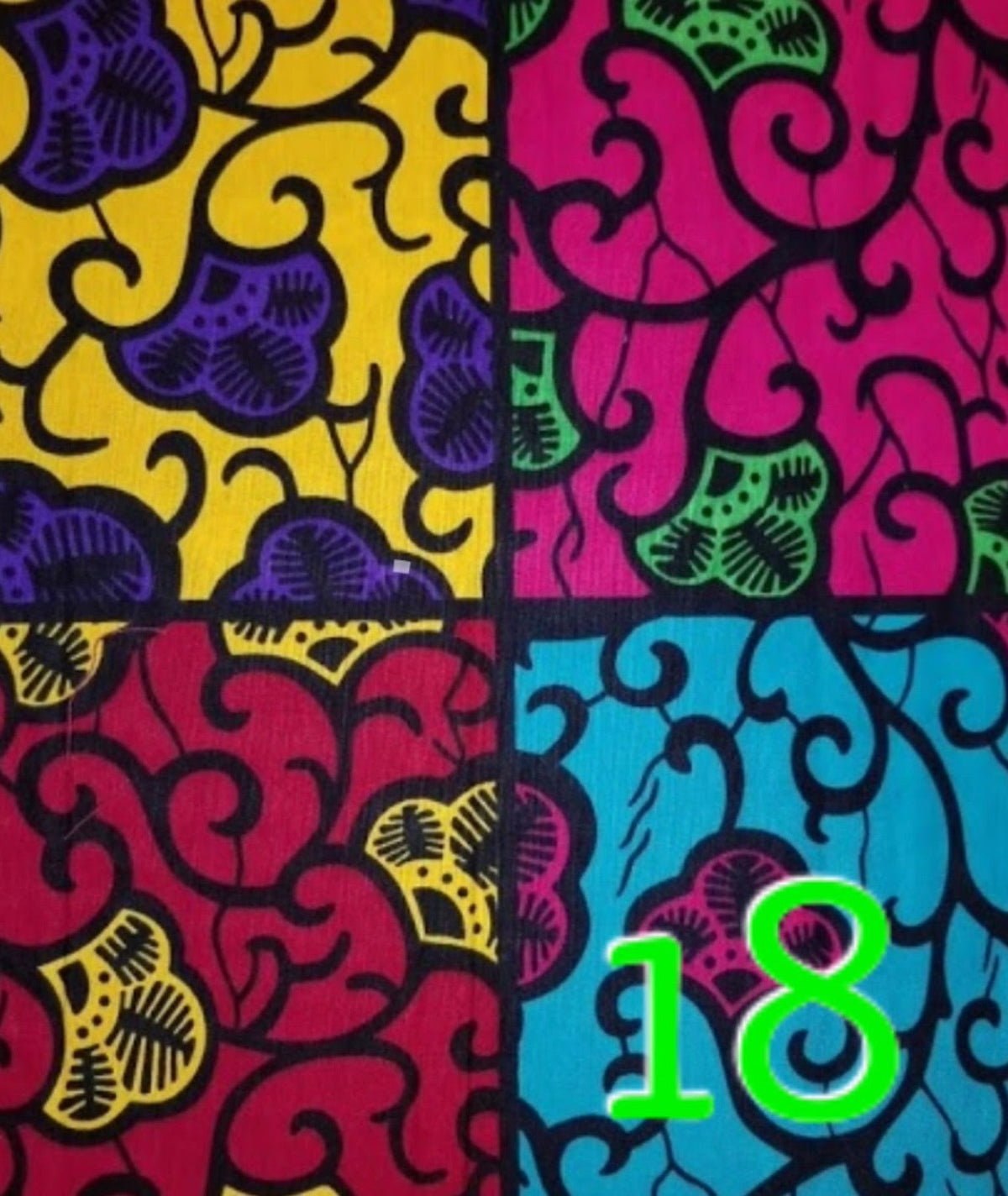 Facemask and Head Wrap Set — fabric 2