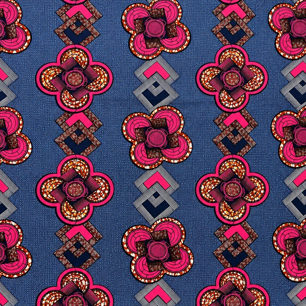 African print fabric KK-101 full print