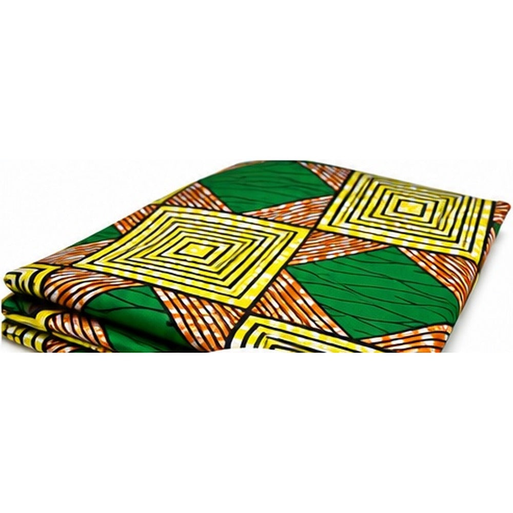 African print fabric KK-106 folded
