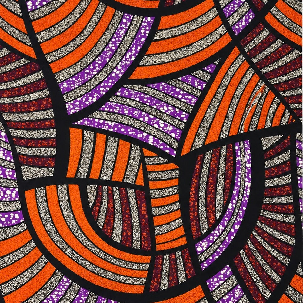 African print fabric KK-107 full print