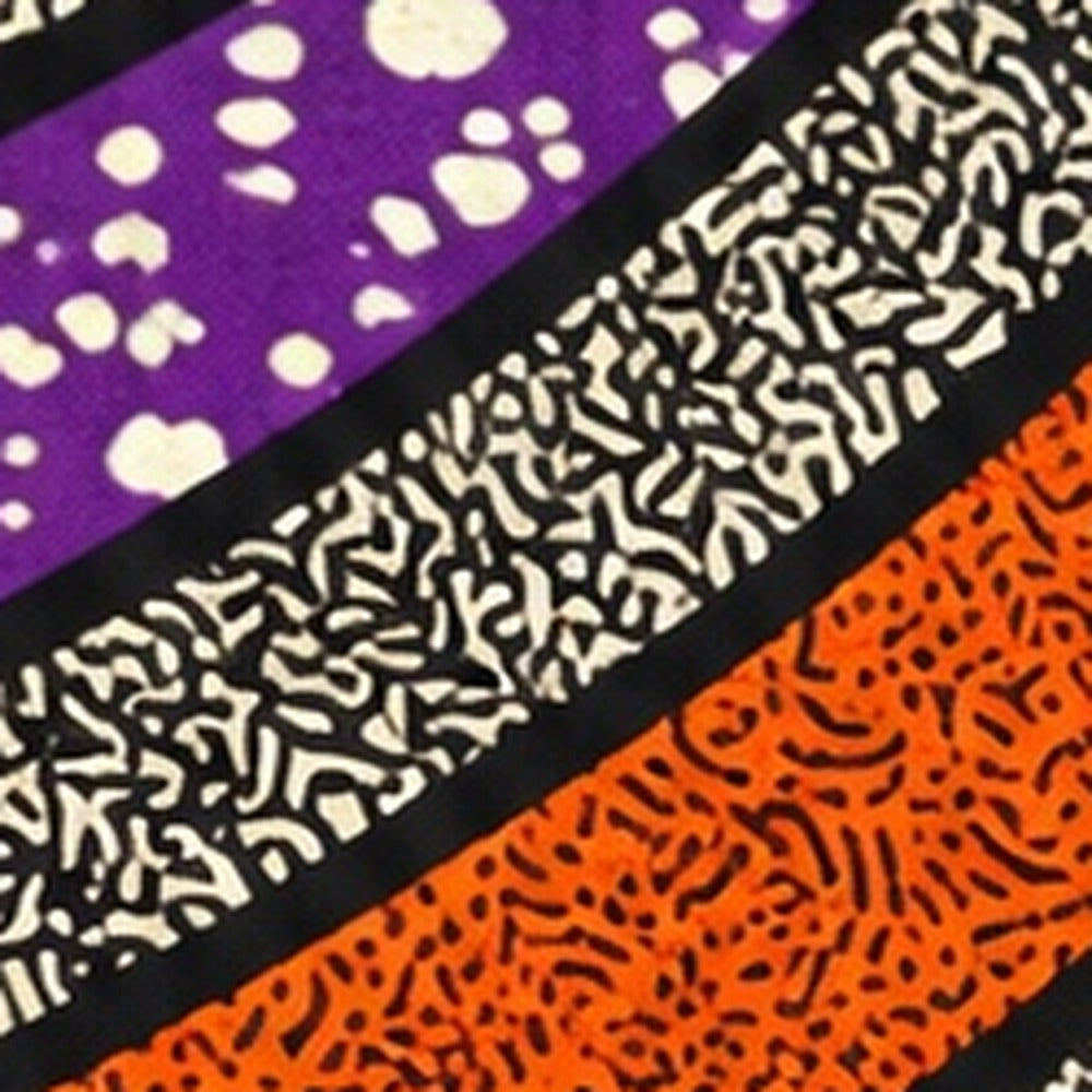 African print fabric KK-107 close-up