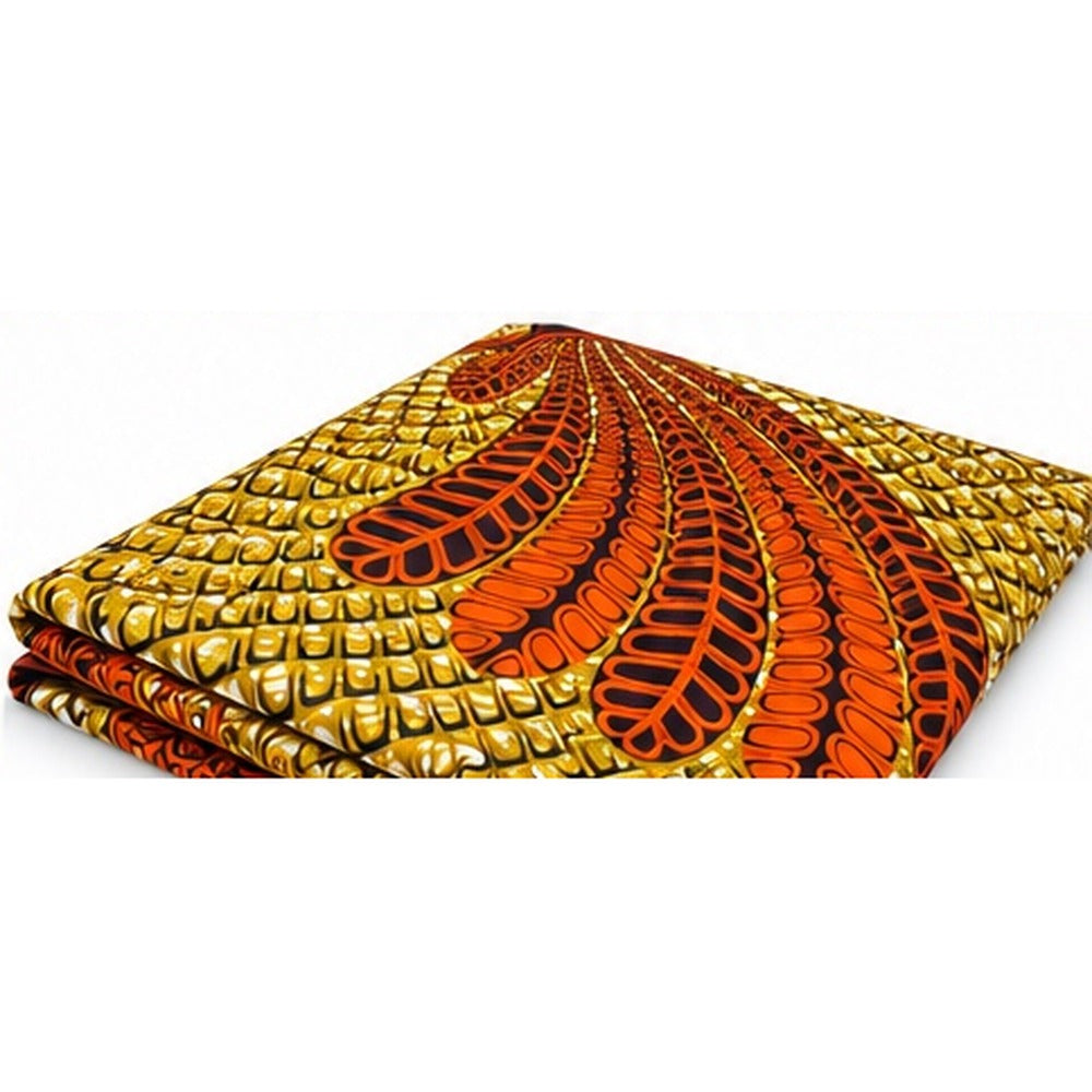 African print fabric KK-111 folded